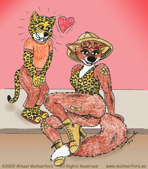 Leopard in Love!