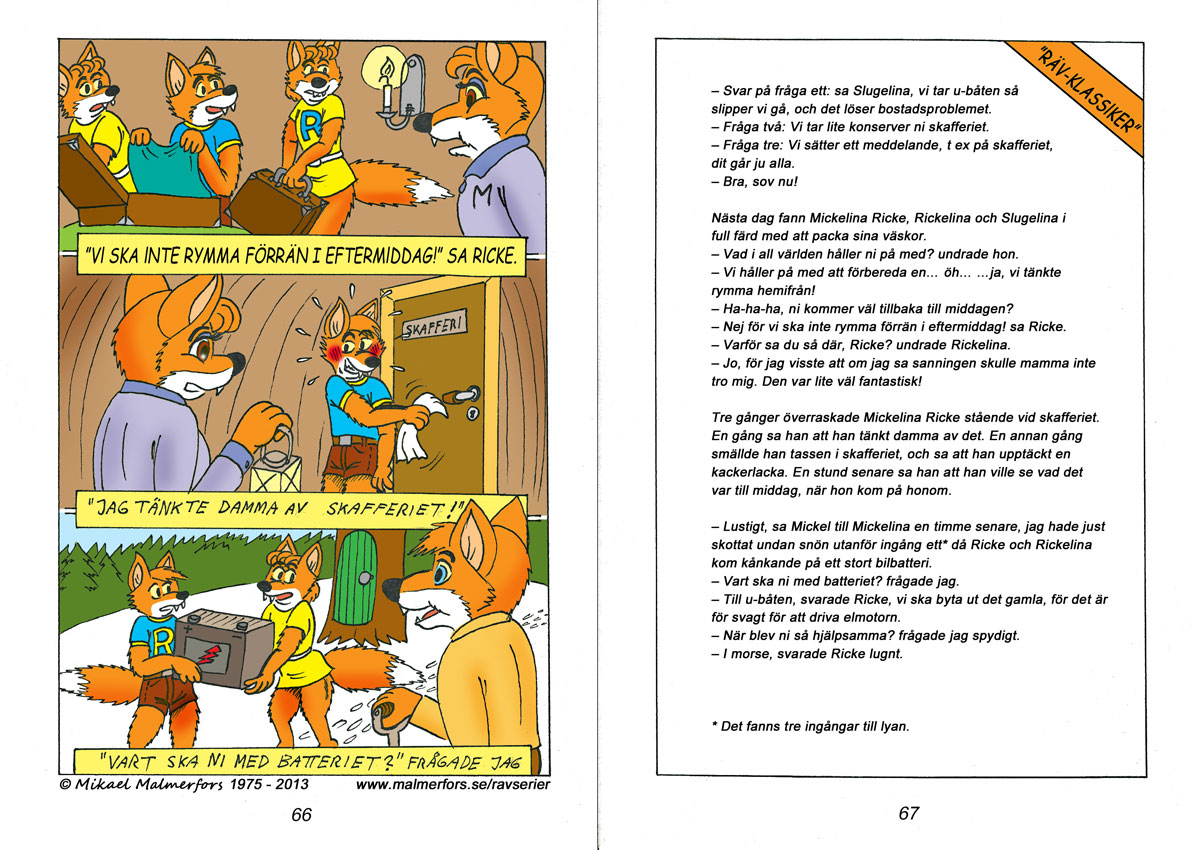 Familjen Rvs ventyr del 1 - sid 66 & 67