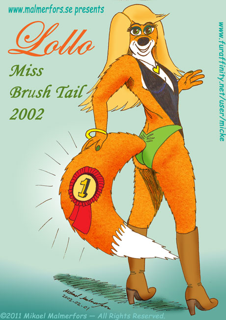 "Lollo — Miss Brush-Tail 2002"